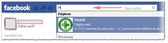 Buscador de Facebook