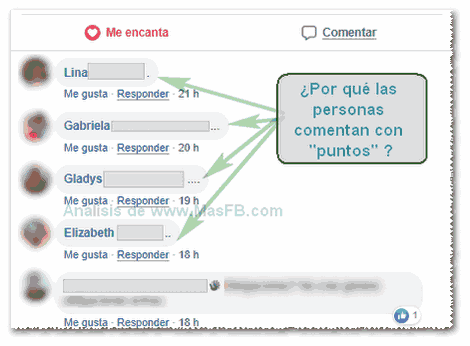 Comentarios puntos Grupos Facebook - MasFB