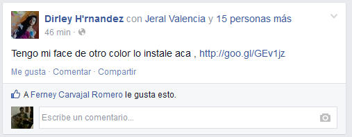 SPAM: tengo mi face de otro color - MasFB
