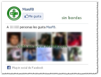 Cuadro Facebook sin bordes