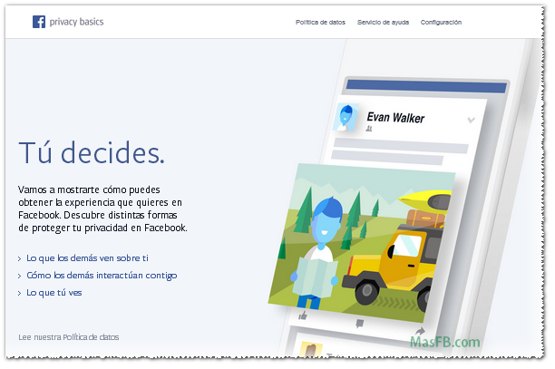 Tu decides en Facebook - MasFB