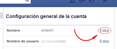 Cambiar nombre perfil - MasFB