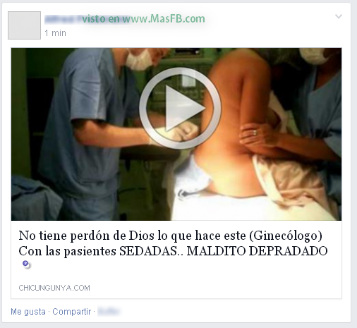 SPAM desde Chicungunya - MasFB