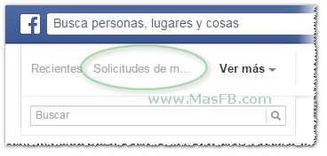 Solicitudes de Mensajes Facebook - MasFB