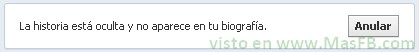 ¿ Ocultar y mostrar cosas en la biografía de FB ?