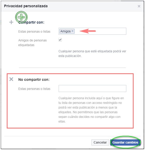 Privacidad Personalizada - MasFB