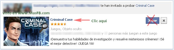 Criminal Case en Facebook