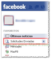 Solicitudes Enviadas Facebook