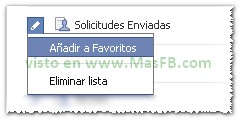Favoritos Solicitudes Enviadas