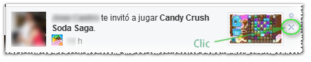 Notificación Facebook: invitación a jugar - MasFB