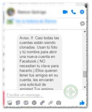 Las cuentas están siendo clonadas - MasFB