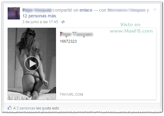 Virus en Facebook