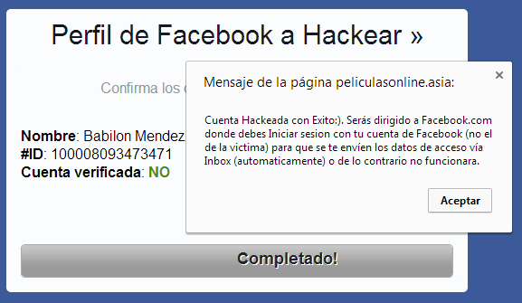 Facebook Hack Peliculas Online