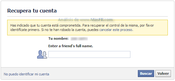 Recuperar cuenta robada - MasFB