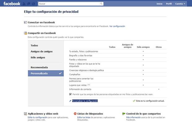  Facebook permite desactivar el etiquetado automático de fotos