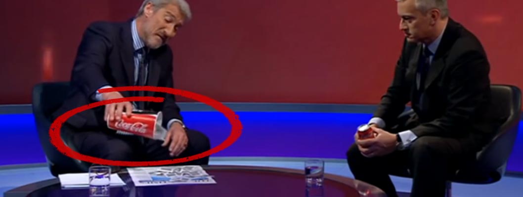 SPAM: presidente de Coca Cola frente a las camaras - MasFB