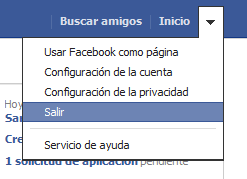 Cerrar sesión Facebook - MasFB