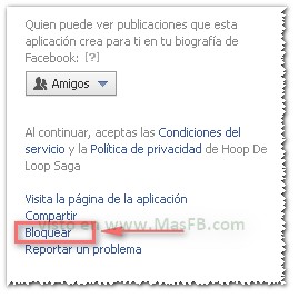 Bloquear Aplicación de Facebook